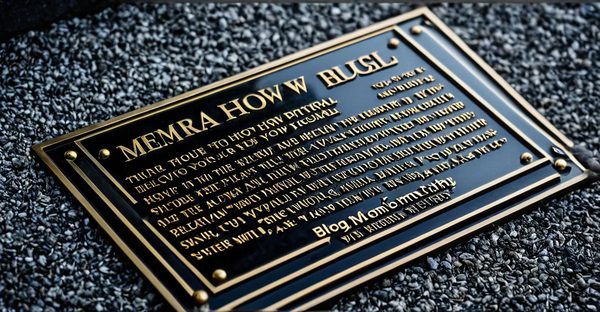 Découvrez comment personnaliser votre plaque funéraire unique