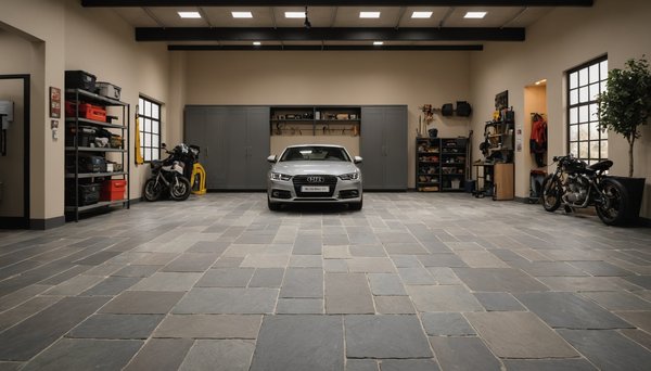Les avantages du tapis de pierre dans un garage élégant